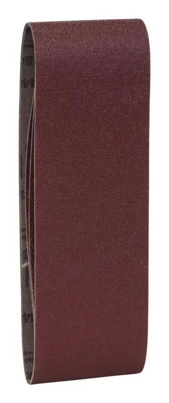 Bosch Zubehör Schleifband, 75 x 508 mm, für Bandschleifer, rote Qualität, K80 - 3er Pack (Verpackungseinheit 2 Stück) Abverkauf