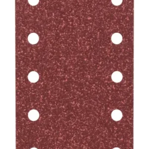 Zertifiziert Bosch Zubehör Schleifblatt, 115 x 280 mm, für Schwingschleifer, K40, 14 Löcher - 10er Pack