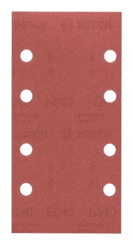 Geprüft Bosch Zubehör Schleifblatt, 93 x 185 mm, für Schwingschleifer, K240, 8 Löcher - 10er Pack