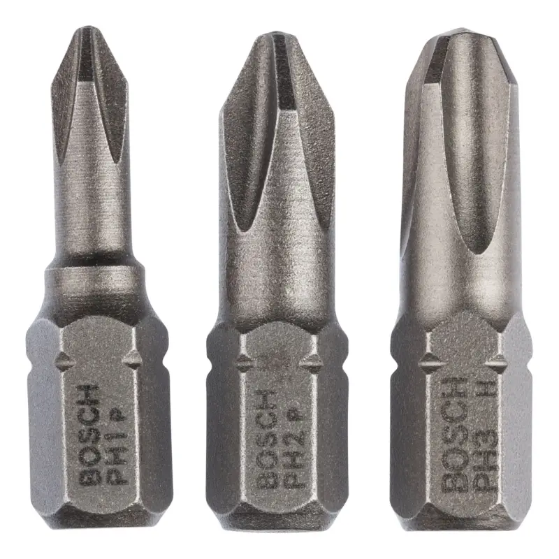 Neue Kollektion Bosch Zubehör Schrauberbit-Set für Pozidriv-Kreuzschlitzschrauben (PZ), 3-teilig