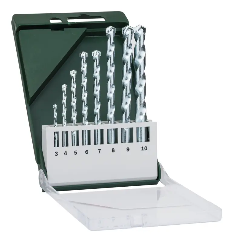 Bosch Zubehör Steinbohrer-Set, 3 x 60/4 x 75/5 x 85/6 x 100/7 x 100/8 x 120/9 x 120/10 x 120 mm, 8-teilig Meistverkauft