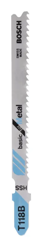 Bosch Zubehör Stichsägeblatt HSS, T 118 B Basic for Metal - 2er Pack Highlight