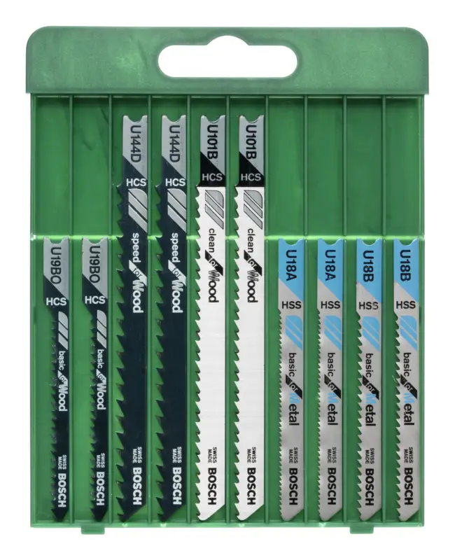 Sofort Bestellen Bosch Zubehör Stichsägeblatt-Set U-Schaft, 2x U 101 B/U 144 D/U 19 BO/U 18 A/U 18 B, 10-teilig (Verpackungseinheit 5 Sets)