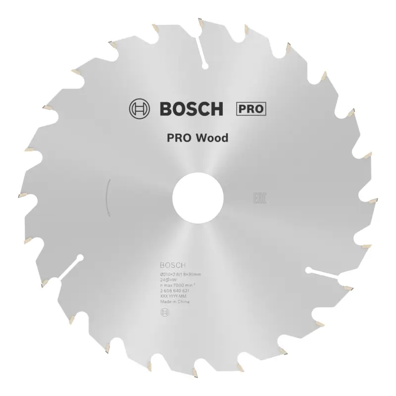 Günstig Bosch Pro Wood cordless Kreissägeblatt, 210 x 2,8 x 30 mm, 24 Zähne, für Akku-Handkreissägen