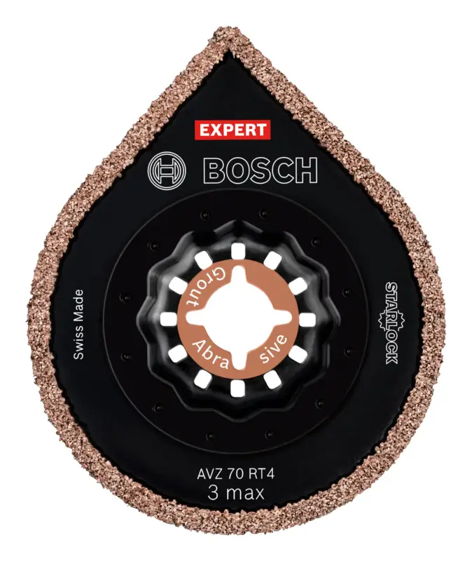 Bosch Expert Mörtelentferner 3 max AVZ 70 RT4 Platte, 70 mm - 10er-Pack Echt