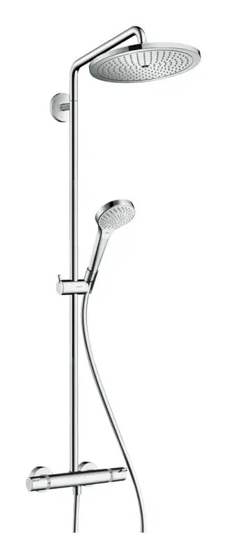 Hansgrohe Croma Select S Showerpipe 280 1jet mit Thermostat - Chrom Billig