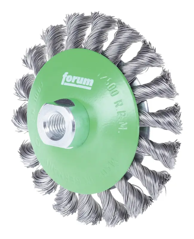 Forum Kegelbürste rostfrei M14 115 x 0,5 mm gezopft Meistverkauft
