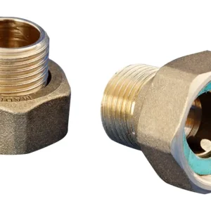 Neuheit WILO R 1/? 28 i x G 1½, 1 Set Verschraubungen für Trinkwasser-Zirkulationspumpen aus Messing (MS) für Wilo-Pumpen mit Nennweite 25