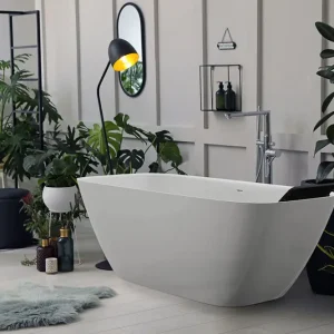 Hoesch LaSenia Freistehende Badewanne 1800 x 900 mm - Weiß Schnäppchen