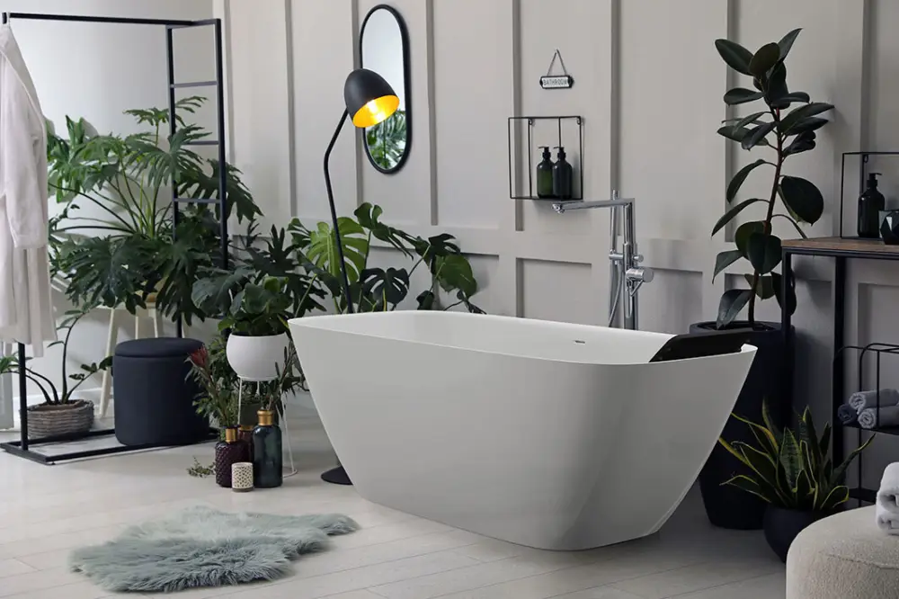 Hoesch LaSenia Freistehende Badewanne 1800 x 900 mm - Weiß Schnäppchen