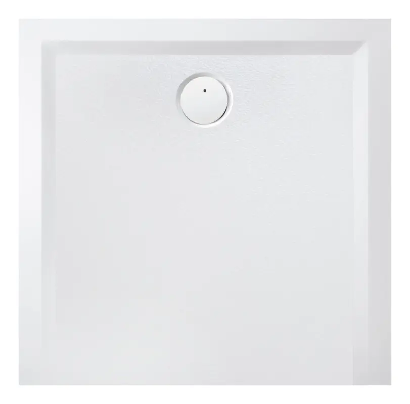 Garantierte Lieferung Hoesch Muna S Quadratduschwanne 1200 x 1200 mm - Weiß