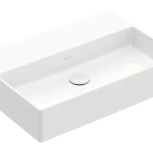 Direktkauf Villeroy & Boch Memento 2.0 Waschbecken ohne Hahnloch ohne Überlauf Unterseite ungeschliffen 600 x 420 x 135 mm - Weiß Alpin mit CeramicPlus
