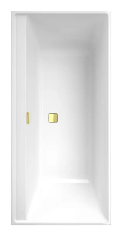 Villeroy & Boch Collaro Rechteckbadewanne 1600 x 750 mm - Weiß Alpin / Verchromt / Gold Billig
