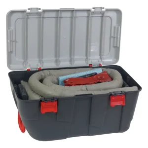 Neue Ware Emtez Notfallset, Koffer, Inh. grau, Aufnahme 75L PP-Bindevlies hohe Aufnahmekapazität