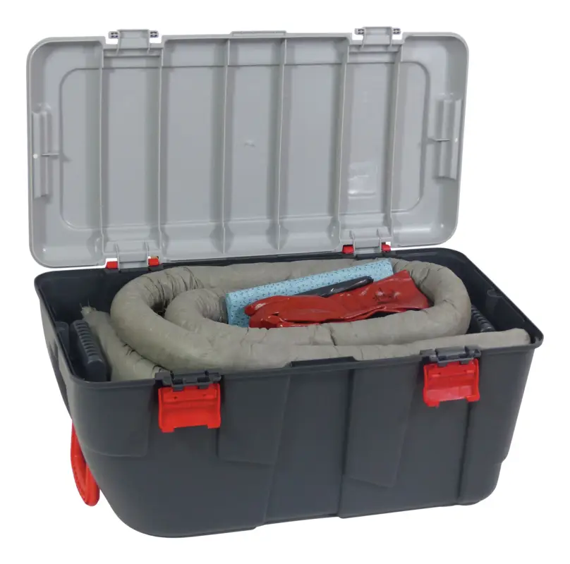 Neue Ware Emtez Notfallset, Koffer, Inh. grau, Aufnahme 75L PP-Bindevlies hohe Aufnahmekapazität