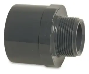 Angebot Bevo PVC-U Übergangsnippel 32/40 mm x 1 1/4" Klebemuffe/Klebestutzen