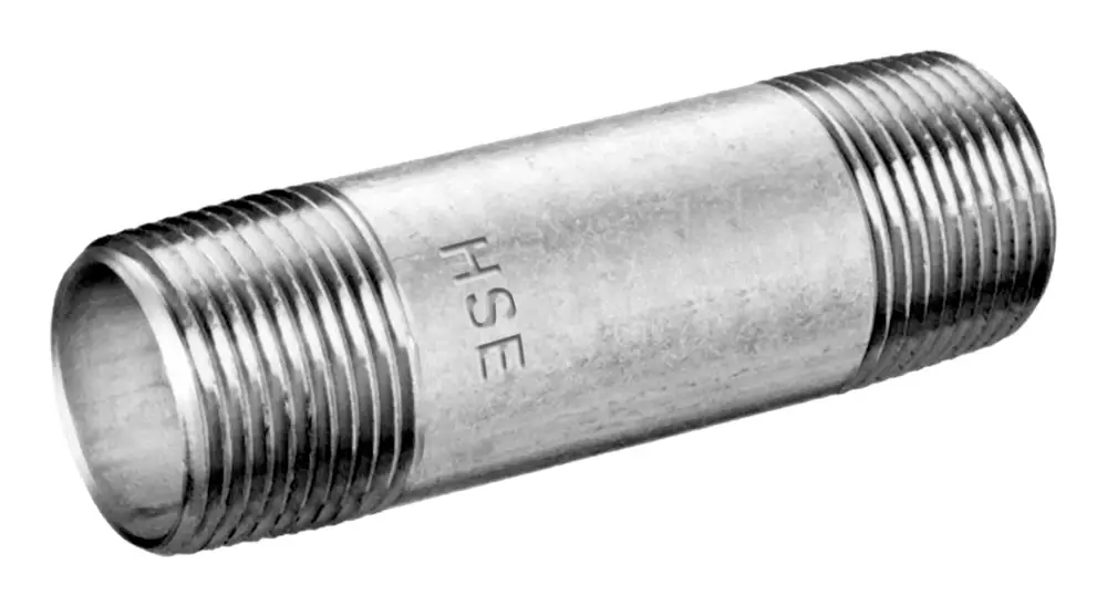 Begrenztes Angebot Hermann Schmidt Rohrdoppelnippel 530/23 DN 25, 1"x120, verzinkt