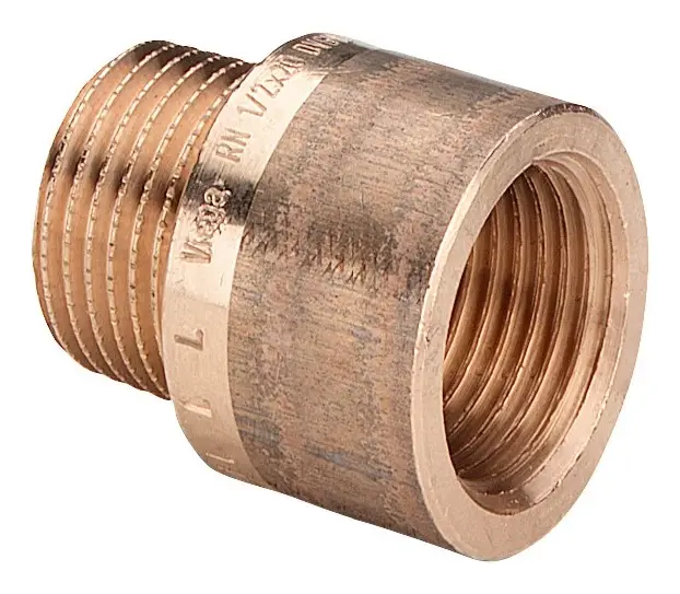 Neu Viega Verlängerung 3525 R 1xRp 1 x 50 mm, Rotguss, mit Innenvielkant