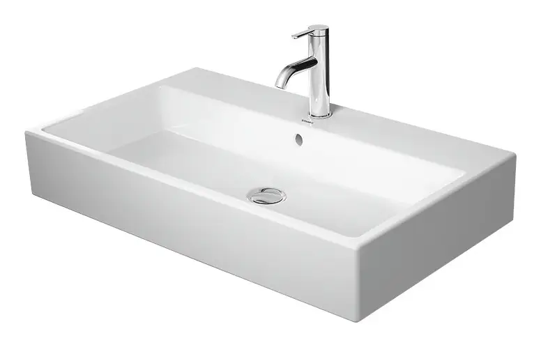 Duravit Vero Air Waschtisch 1 Hahnloch mit Überlauf 800 x 470 mm - Weiß Hochglanz Top-Angebot
