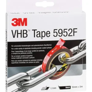 Finale Aktion 3M VHB doppelseitiges Klebeband 5952F schwarz 19 mm x 33 m