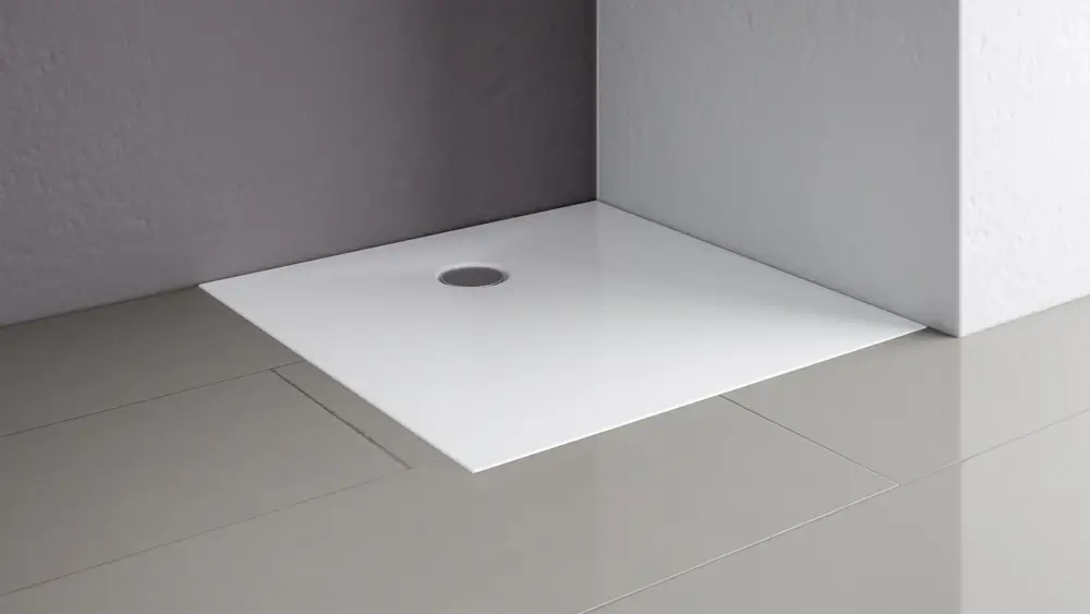 Sichere Zahlung Schulte-plan ExpressPlus 72H Mineralguss-Quadratduschwanne 1200 x 1200 mm inkl. Ablauf - Alpinweiß