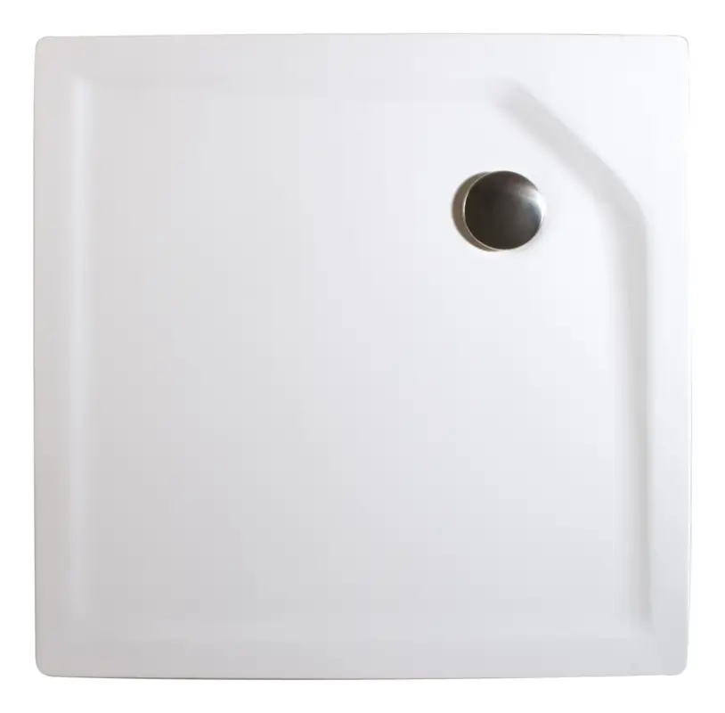 Neu Im Sortiment Schulte ExpressPlus 72H Quadratduschwanne extra-flach 800 x 800 mm inkl. Ablauf - Alpinweiß