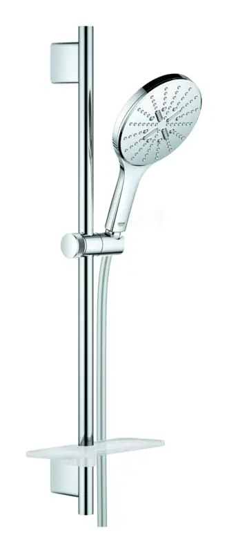 Grohe Rainshower SmartActive 150 Brausestangenset mit EcoJoy 9,5 l 3 Strahlarten 600 mm - Chrom Sonderangebot