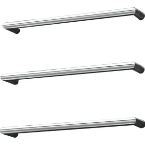 Nordholm Celsius Design Badheizkörper Heizstangen abgerundet 632 x 32 mm - Edelstahl poliert Zertifiziert