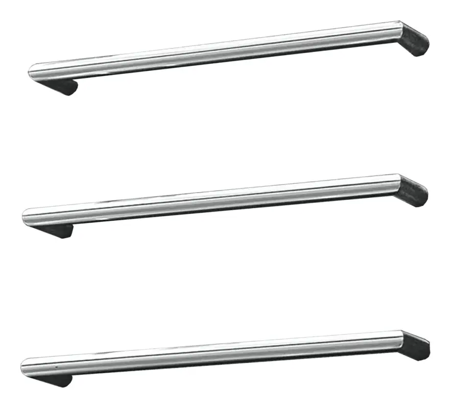 Nordholm Celsius Design Badheizkörper Heizstangen abgerundet 632 x 32 mm - Edelstahl poliert Zertifiziert