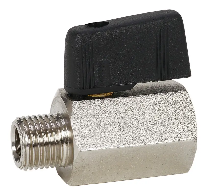 Sichere Zahlung Bee Kugelhahn Mini BR 93501 Flügelgriff, IG/AG G 1/4", PN 30, Messing