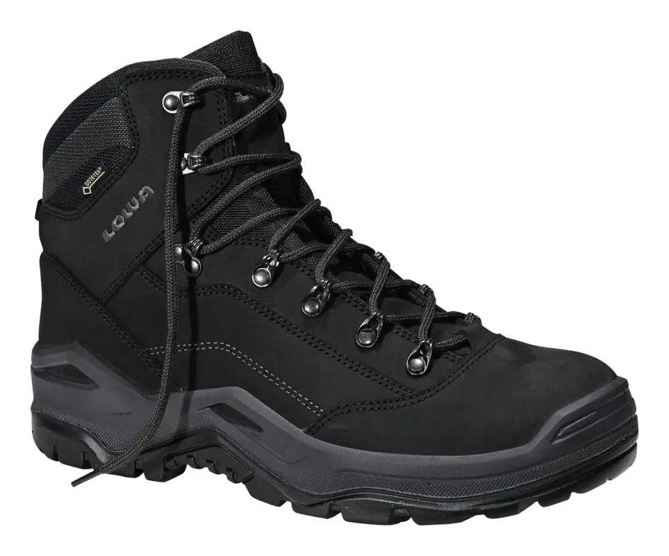 Online Kaufen Lowa Schnürstiefel Renegade Work GTX black Mid, S3, CI, Größe 39 (Verpackungseinheit 1 Paar)