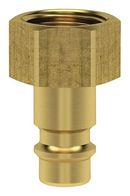 Schneller Versand Lüdecke Stecknippel für Kupplung NW 7,2 mm, Messing, Serie ES, IG G3/8"