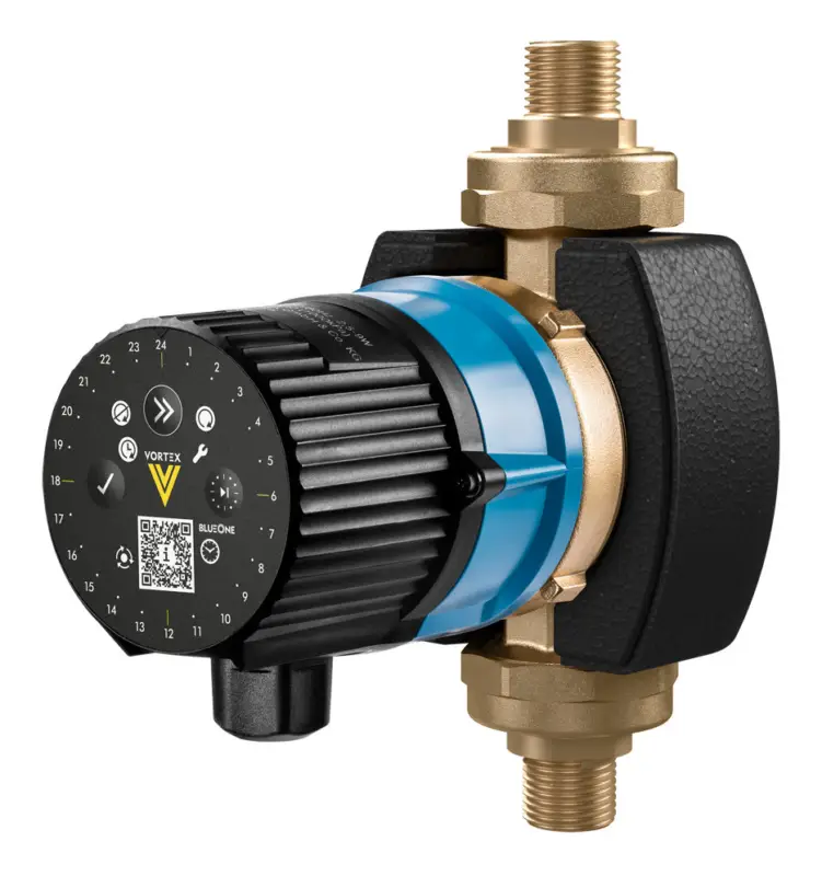 Neu Vortex Hocheffizienz-Brauchwasserpumpe-Pumpe BWO 155 V Z 1/2" AG/15 mm innen, Zeitschaltuhr