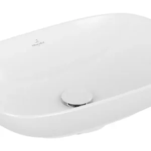 Ausverkauf Villeroy & Boch Loop & Friends Aufsatzwaschbecken rechteckig ohne Überlauf 560 x 380 mm - Weiß Alpin