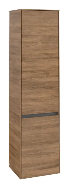 Villeroy & Boch Collaro Hochschrank 2 Türen Anschlag rechts 404 x 349 x 1538 mm - Kansas Oak / Anthracite Matt Nur Für Kurze Zeit