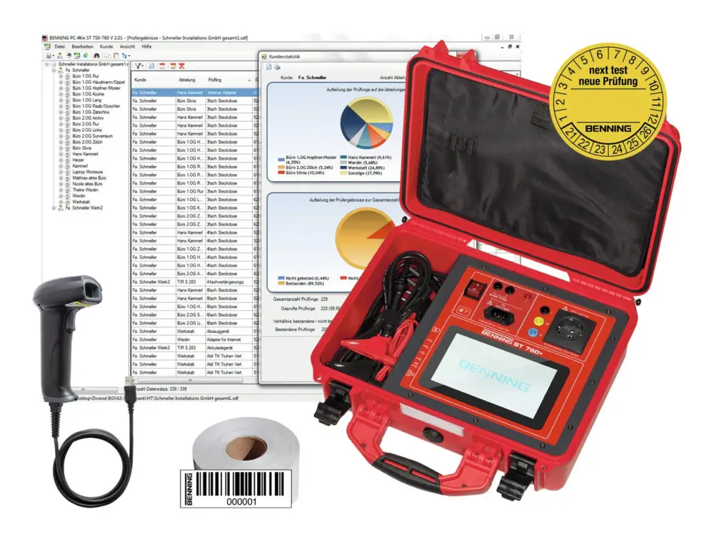 Benning Gerätetester ST 760+SET Knallerangebot