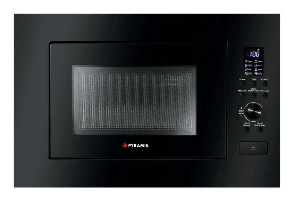 Direkt Vom Hersteller Pyramis 30 Mikrowelle Einbaugerät 595 x 375 mm Schwarz
