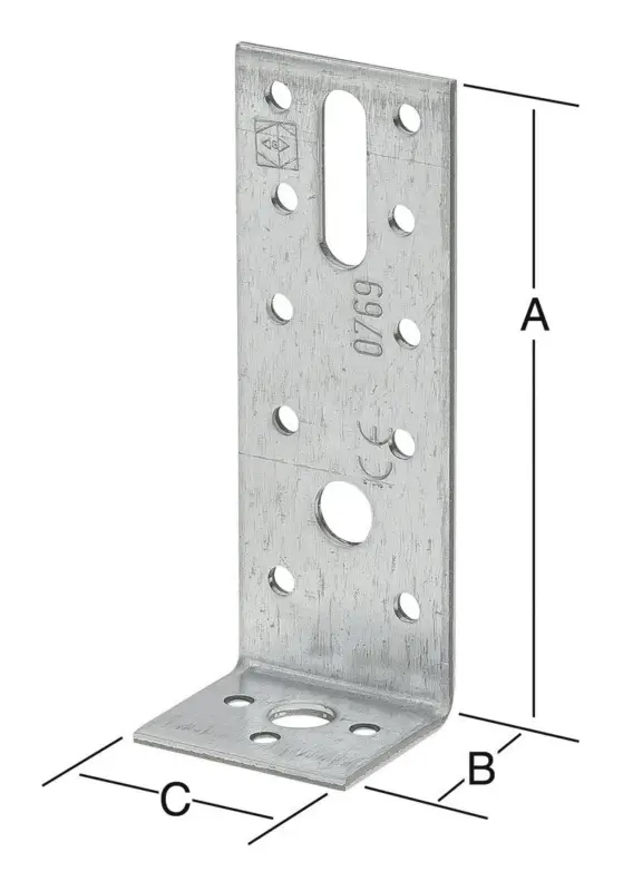Online Kaufen Vormann Winkelverbinder 90 x 35 x 40 mm sendzimirverzinkt, mit CE