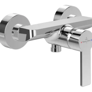 Markenware Villeroy & Boch Architectura Einhebel-Duscharmatur, Wandmontage - Chrom