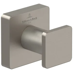 Bestpreis Villeroy & Boch Elements - Striking Handtuchhaken 45 x 44 mm - Brushed Nickel Matt