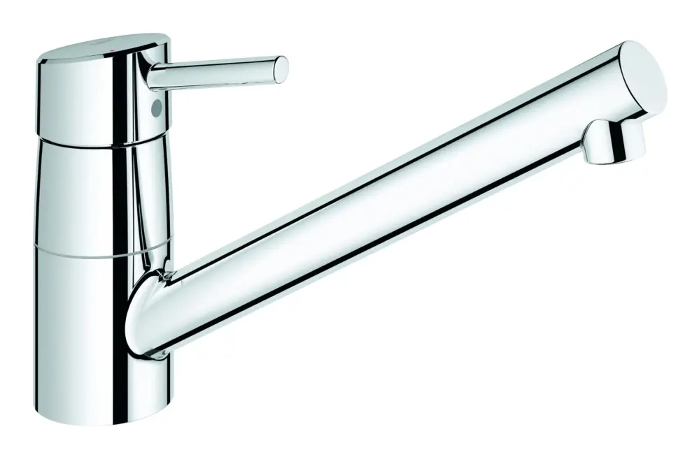 Versand Am Gleichen Tag Grohe Concetto Einhand-Spültischbatterie flacher Auslauf - Chrom