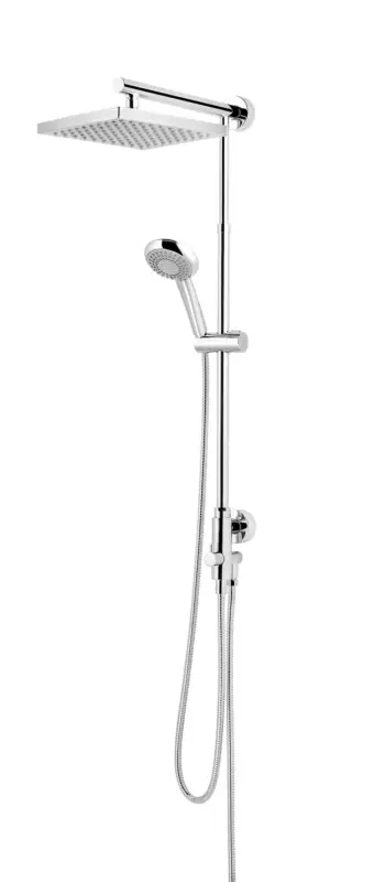 Mega-Angebot Schulte Duschmaster Classic Rain mit Umsteller Kopfbrause eckig - chrom