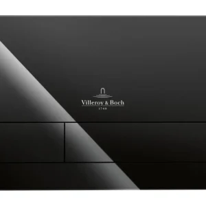 Villeroy & Boch ViConnect Installationssysteme WC-Betätigungsplatte 2-Mengen-Spülung 269 x 60 x 161 mm - Glass Glossy Black Ausverkauf