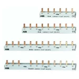 Begrenztes Angebot ABB Phasenschiene 3ph 17,6mm 106mm 10qmm 63A Stift Isoliert