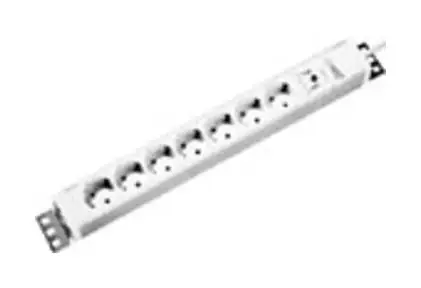 Saisonangebot Bachmann Rack-Stromverteilung Überspannungsschutz 1HE 482,6mm(19") 7Steckd 230V