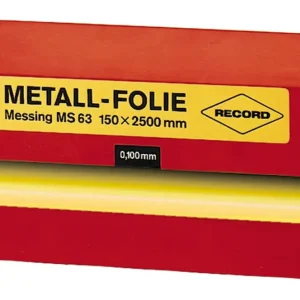 Record Metallfolie Stahl rostfrei 150 x 2500 x 0,5 mm Markenware