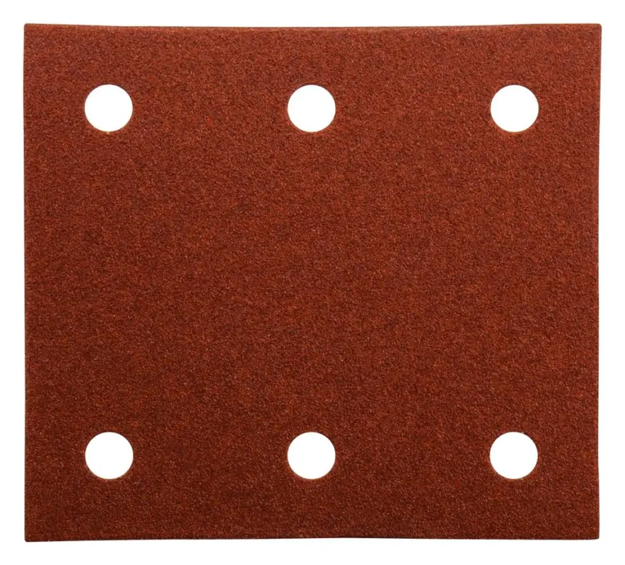Makita Zubehör P-33118 Schleifblatt 102x114 mm Korn 100 ROT 10 Stk. Geprüft