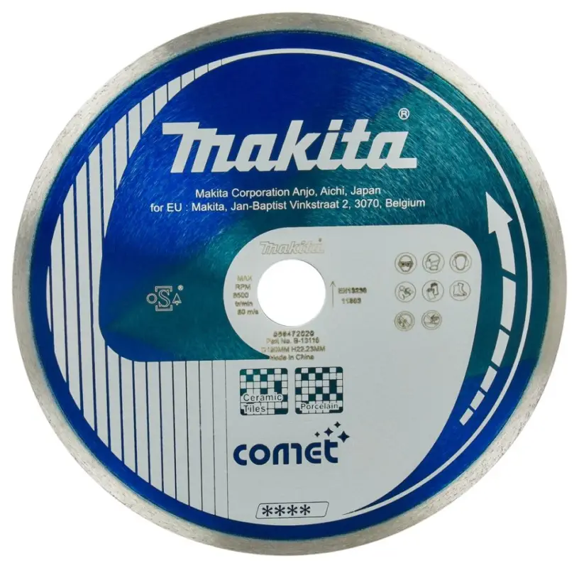 Makita Accesorios B-13116 Rueda de diamante 175 x 22,2 mm Banda completa Markenware
