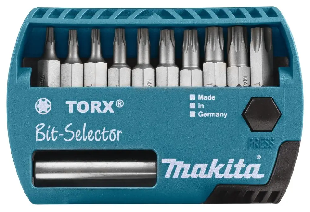 Schneller Versand Makita Akcesoria P-53768 Zestaw końcówek śrubowych 11 szt "TORX"