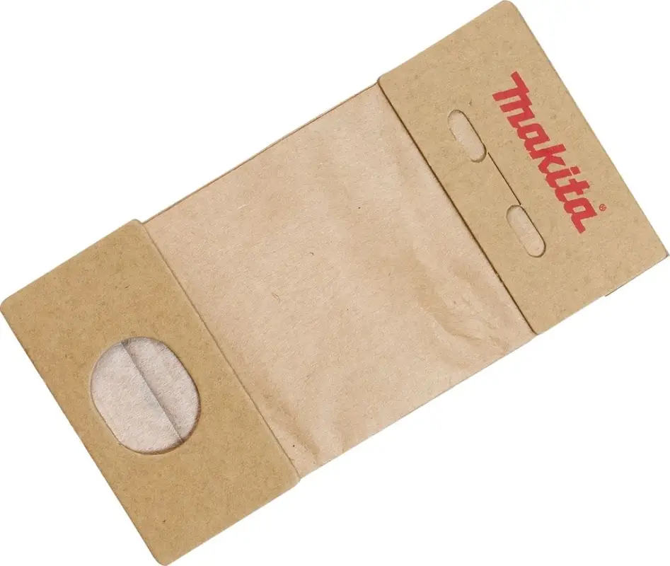 Makita Accessoires 193712-3 Sac à poussière "papier" 5 pcs. BO4553/BO4554/BO4555/BO4556/BO4557/BO4561/BO4565/BO5010/BO5012 Abverkauf
